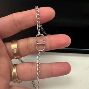 Christian Dior Silver Tone Necklace
